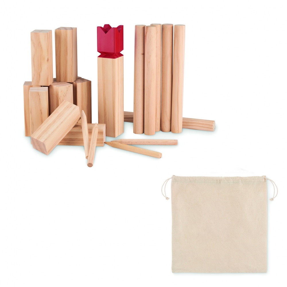 Logotrade promotional giveaway image of: Pinewood outdoor throwing game