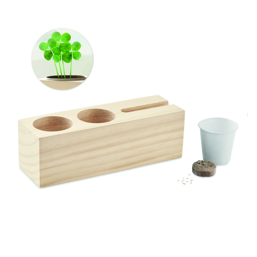 Logotrade corporate gift picture of: Desk stand with seeds kit
