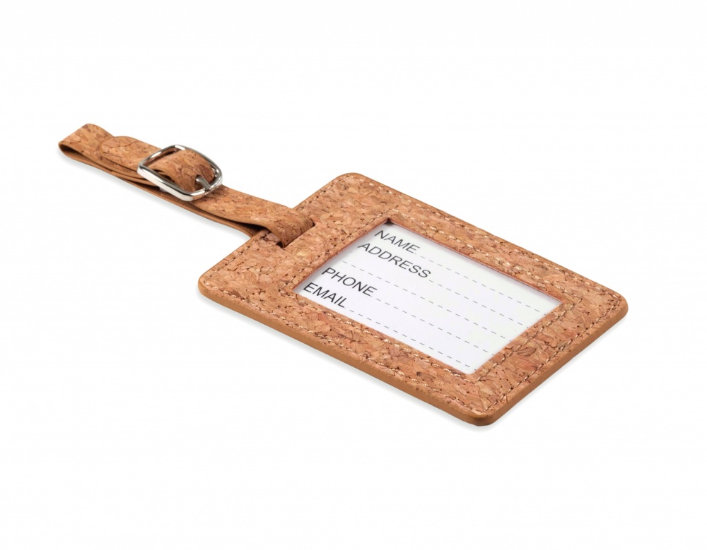 Logotrade advertising product image of: Cork luggage tag