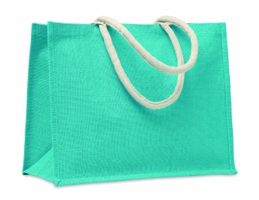 Logotrade promotional giveaway picture of: Jute bag with cotton handle
