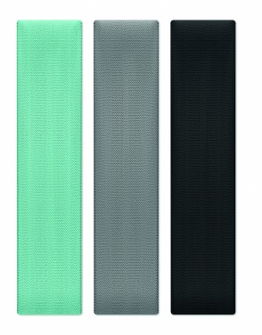 Logotrade promotional giveaway image of: Set of 3 fitness bands in pouch