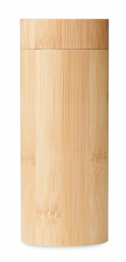 Logotrade promotional gift picture of: Sunglasses and case in bamboo KEILA