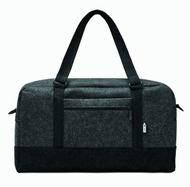 Logo trade promotional gifts picture of: RPET felt weekend bag