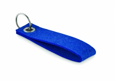 Logotrade promotional gift picture of: RPET felt key ring Hämeenlinna