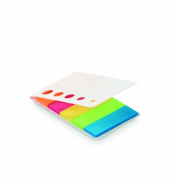Logo trade promotional item photo of: Seed paper page markers pad