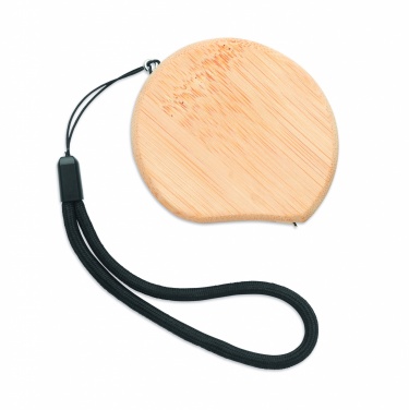 Logotrade promotional giveaway picture of: Measuring tape in bamboo 2m
