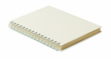 Logotrade promotional merchandise image of: A5 grass notebook 80 lined