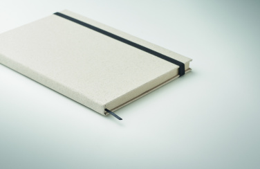 Logo trade corporate gift photo of: A5 grass notebook 80 lined