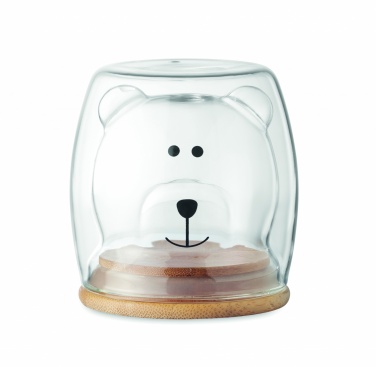 Logo trade promotional giveaways picture of: Double wall borosilicate mug