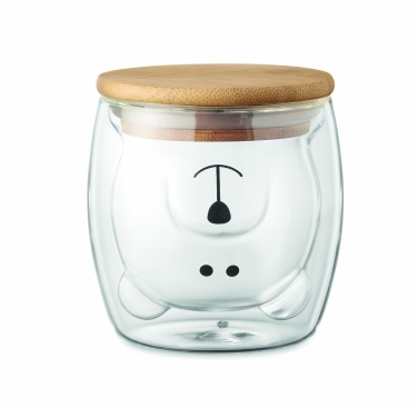 Logo trade corporate gift photo of: Double wall borosilicate mug