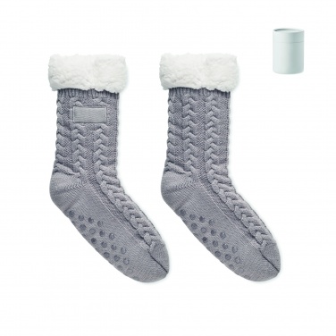 Logo trade corporate gift photo of: Pair of slipper sock M