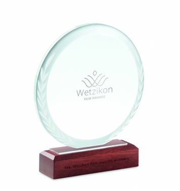 Logotrade promotional product image of: Round award plaque