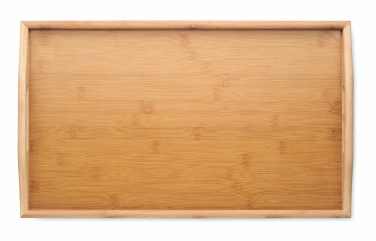 Logo trade promotional giveaways picture of: Foldable bamboo tray