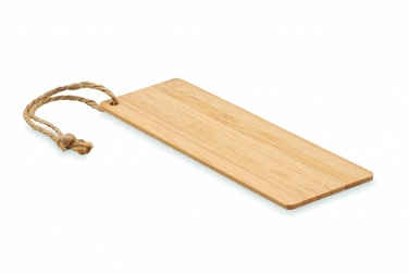 Logo trade business gift photo of: Bamboo bookmark