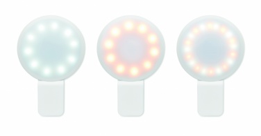 Logo trade business gifts image of: LED Clip-on LED selfie light