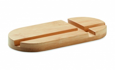 Logotrade promotional merchandise photo of: Bamboo tablet/smartphone stand