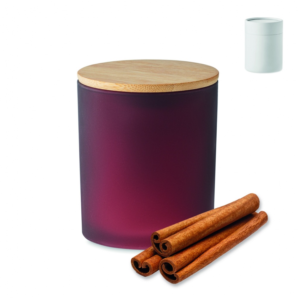 Logo trade promotional items picture of: Plant based wax candle 280 gr