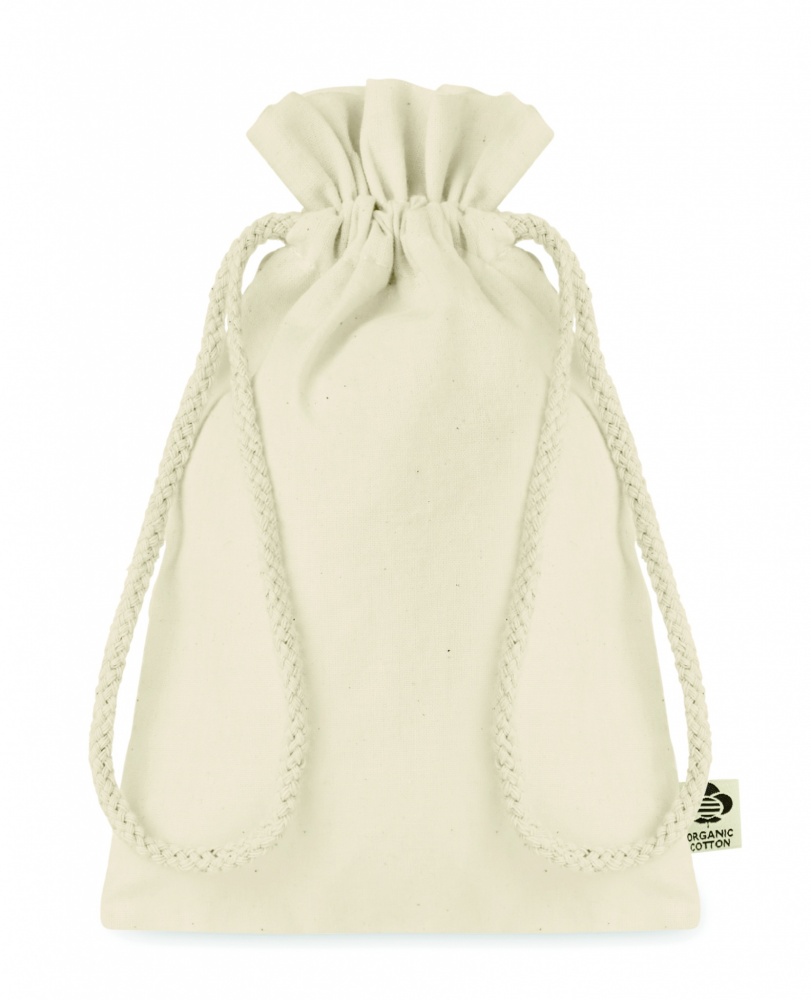 Logotrade promotional items photo of: Small organic cotton gift bag