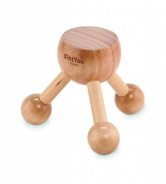 Logotrade promotional product picture of: Hand held massager in wood