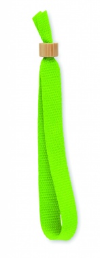 Logo trade advertising products image of: RPET polyester wristband