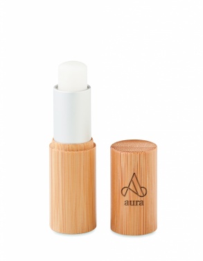 Logotrade business gift image of: Lip balm in bamboo tube box