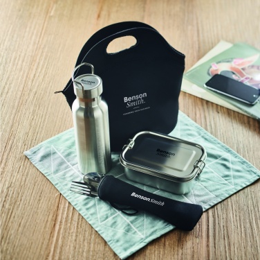 Logotrade promotional giveaway picture of: Lunch set in stainless steel