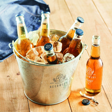 Logotrade corporate gift picture of: Metal beer bucket 4L