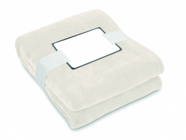 Logotrade promotional gift image of: RPET fleece blanket 280 gr/m²