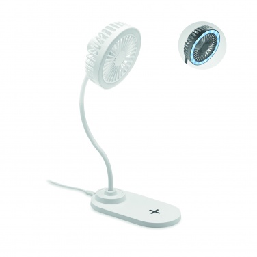 Logotrade corporate gifts photo of: Desktop charger fan with light