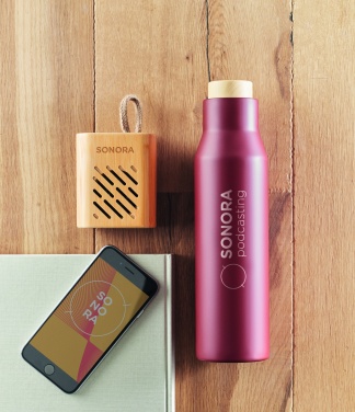Logo trade promotional products picture of: 3W Bamboo wireless speaker