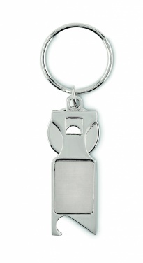 Logo trade business gift photo of: Euro Token key ring Porvoo