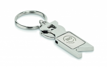 Logo trade promotional items picture of: Euro Token key ring Porvoo