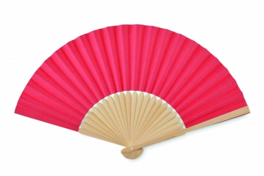 Logo trade promotional giveaways image of: Manual hand fan