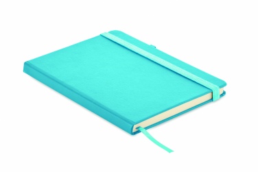 Logo trade promotional merchandise image of: Recycled Leather A5 notebook