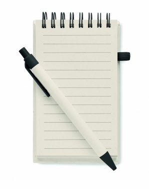 Logo trade promotional product photo of: A6 milk carton notebook set