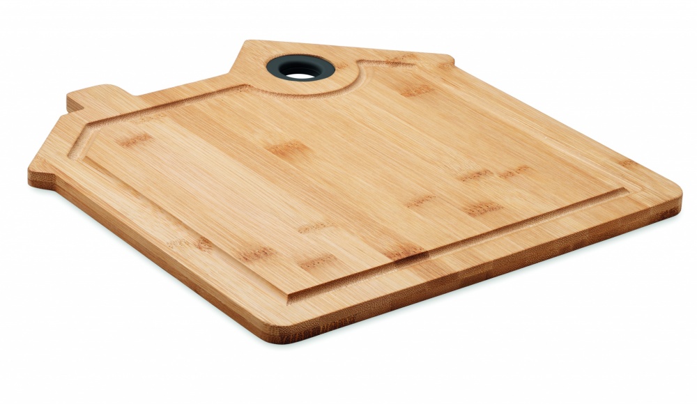 Logo trade promotional merchandise image of: Bamboo house cutting board