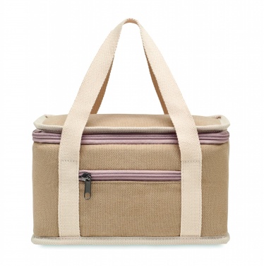 Logotrade corporate gift image of: 6 can cool bag canvas 320gr/m²