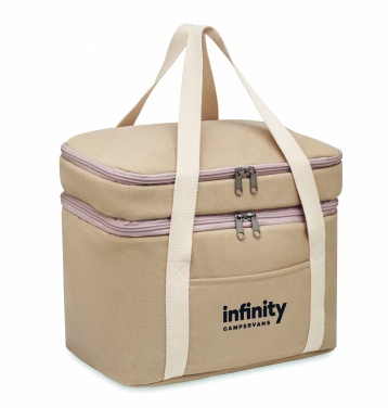 Logo trade advertising products image of: Cooler bag canvas 320 gr/m²
