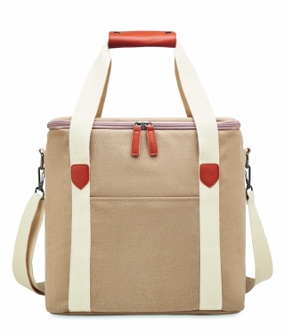 Logotrade corporate gift picture of: Large cooler bag canvas 450gr/m