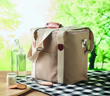 Logo trade promotional items picture of: Large cooler bag canvas 450gr/m