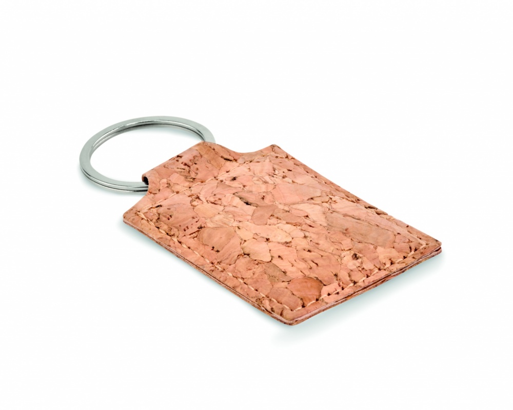 Logotrade promotional giveaways photo of: Rectangular cork key ring Imatra