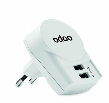 Logotrade promotional giveaway image of: Skross Euro USB Charger (2xA) 12W
