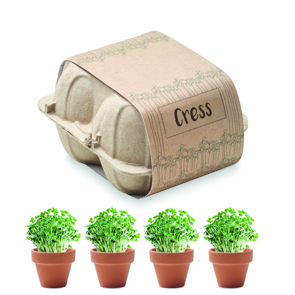 Logotrade promotional products photo of: Egg carton growing kit