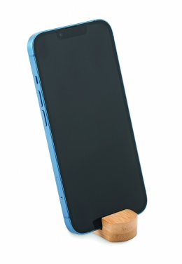 Logo trade promotional product photo of: Mini bamboo phone stand