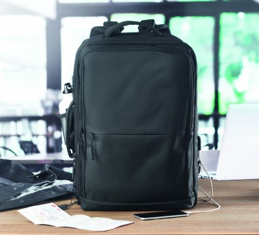 Logo trade advertising products image of: Backpack 600D RPET