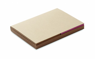 Logo trade promotional merchandise picture of: Recycled paper memo set