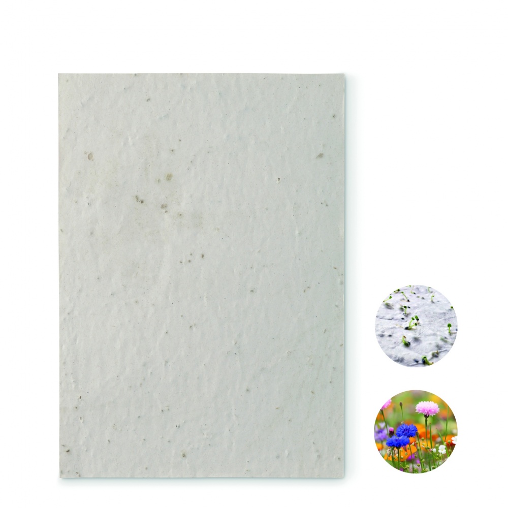 Logotrade corporate gift picture of: A5 wildflower seed paper sheet