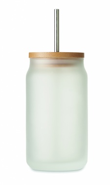 Logotrade promotional giveaways photo of: Sublimation mason jar 400 ml