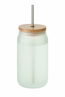 Logo trade promotional merchandise picture of: Sublimation mason jar 400 ml