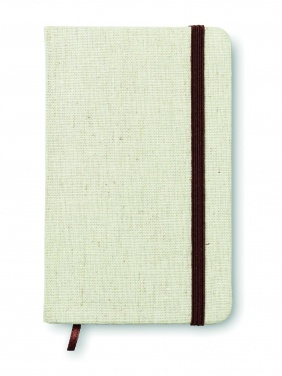 Logotrade promotional product image of: A6 canvas notebook lined